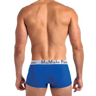 MALE POWER MP MENS SHORT MODAL BASICS LO RISE ENHANCER BLUE