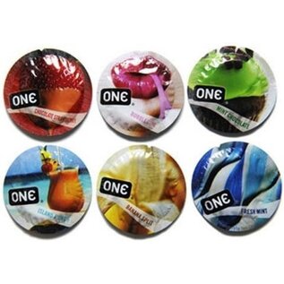 ONE BRAND CONDOM ONE FLAVORED SINGLE