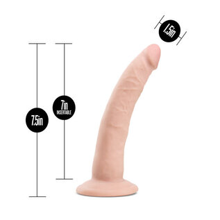 BLUSH AU NATUREL SENSA FEEL JACK DONG 7" VANILLA