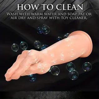 "OH" HAND & FOREARM DILDO VANILLA