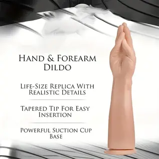 "O" HEAVENS "OH" DILDO HAND & FOREARM VANILLA