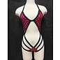 HOT GIRL LINGERIE HG ROMPER DOT BLACK & PINK