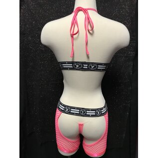 HOT GIRL LINGERIE HOT GIRL LV TOP, THONG, CHAPS SET