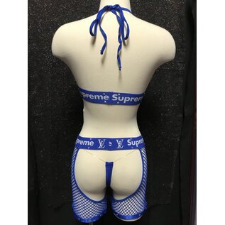 HOT GIRL LINGERIE HOT GIRL LV TOP, THONG, CHAPS SET
