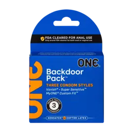 ONE BACKDOOR CONDOMS 3 PK