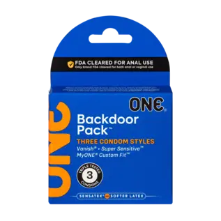 ONE CONDOM ANAL SAFE BACKDOOR 3 PK
