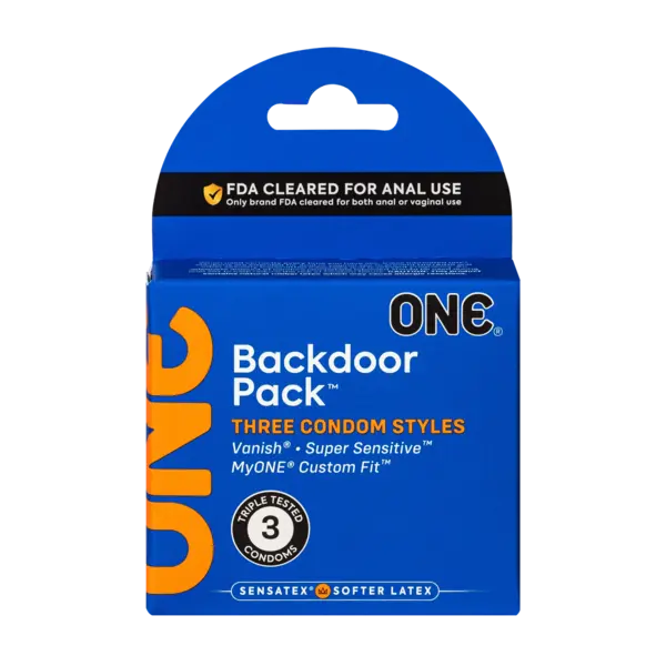 ONE CONDOM ANAL SAFE BACKDOOR 3 PK