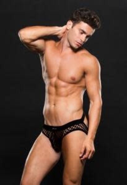 ENVY MODERN FISHNET OPEN BACK BRIEF