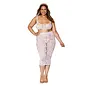 DREAMGIRL DREAMGIRL BRALETTE AND SLIP SKIRT