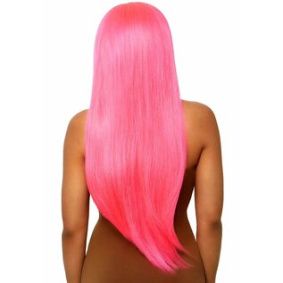 LEG AVE LONG STRAIGHT CENTER PART WIG 33" O/S