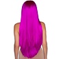 LEG AVE LONG STRAIGHT CENTER PART WIG 33" O/S