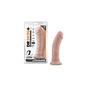 BLUSH DR SKIN DILDO THICK PLUS POSABLE 8" VANILLA