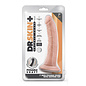 BLUSH DR SKIN DILDO PLUS POSABLE 7" VANILLA