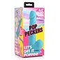 XR DILDO POP PECKERS BLUE 6.5"