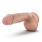 BLUSH DR SKIN PLUS POSABLE DILDO VANILLA 8"