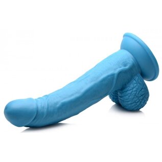 XR BRAND POP PECKERS DILDO BLUE 7.5"