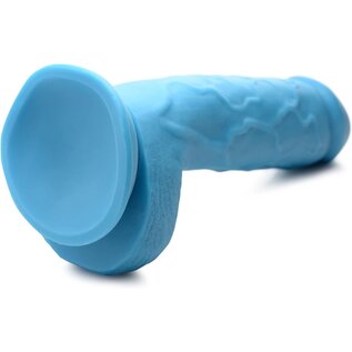 XR BRAND POP PECKERS DILDO BLUE 8.5"