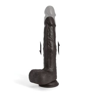 HONEY PLAY BOX HONEY'S IDALIS THRUSTING DILDO W/REMOTE CHOCOLATE