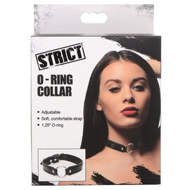 STRICT LEATHER STRICT O RING COLLAR BLACK