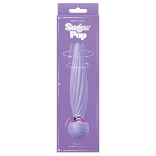 NS NOVELTIES WAND SUGAR POP TWIST FLEX PURPLE