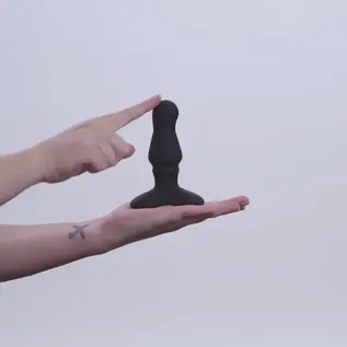 NEXUS NEXUS BOLSTER VIBRATING PROSTATE PLUG W/ REMOTE BLACK