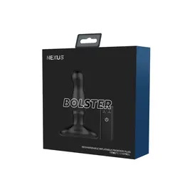 NEXUS BOLSTER VIBRATING PLUG W/REMOTE BLACK