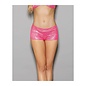 ESCANTE ESCANTE HOLOGRAM BLACK LIGHT TRI TOP SCRUNCH BOTTOM SET O/S PINK