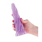 NS NOVELTIES FIREFLY SIREN GLOW IN THE DARK UNICORN HORN DILDO PURPLE