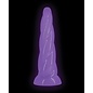 NS NOVELTIES DILDO FIREFLY SIREN GLOW UNICORN HORN PURPLE
