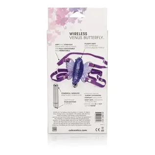 CALIFORNIA EXOTICS VENUS BUTTERFLY WIRELESS STRAP-ON PURPLE