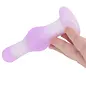 CALIFORNIA EXOTICS LAVENDER HAZE BULB SILICONE VIBRATING PLUG PURPLE/WHITE