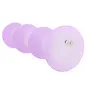 CALIFORNIA EXOTICS LAVENDER HAZE BEADED PLUG SILICONE VIBE PURPLE/WHITE