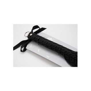 CREATIVE CONCEPTS TREAD CAREFULLY TEXTURED SPANKING PADDLE 15" BLACK