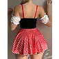 "O" HEAVENS COSTUME RIDING THE HOOD 4 PIECE SET LARGE