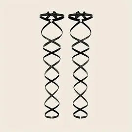 "O" HEAVENS "O" HEAVENS LACE UP GARTERS W/ BOW