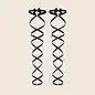 "O" HEAVENS "O" HEAVENS LACE UP GARTERS W/ BOW