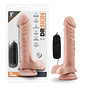 "O" HEAVENS DR SKIN DR. JAMES VIBRATING COCK W/ SUCTION CUP VANILLA 9"