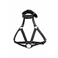 "O" HEAVENS "O" HEAVENS SKULLED & SPIKED HARNESS LEATHER BLACK