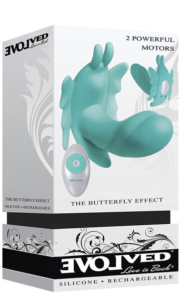 EVOLVED BUTTERFLY WEARABLE VIBE W/REMOTE