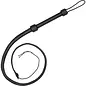 "O" HEAVENS OUCH! REAL LEATHER BULLWHIP BLACK