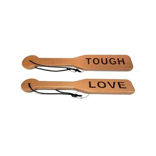 SPARTACUS WOOD PADDLE TOUGH LOVE DOUBLE SIDED