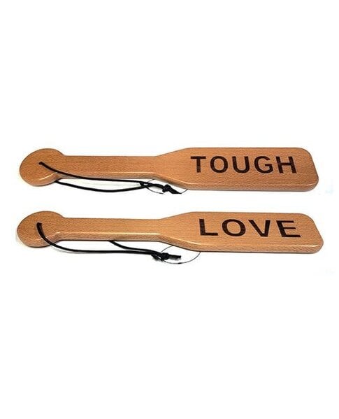 SPARTACUS SPARTACUS WOOD PADDLE TOUGH LOVE DOUBLE SIDED