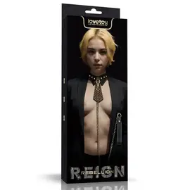 LOVETOY LOVETOY REBELLION TIE COLLAR AND LEASH