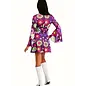 "O" HEAVENS "O" HEAVENS HIPPIE LONG SLEEVE FLOWER POWER DRESS 4X