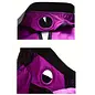 "O" HEAVENS CROTCHLESS HARNESS BRIEF LACE PURPLE/BLACK