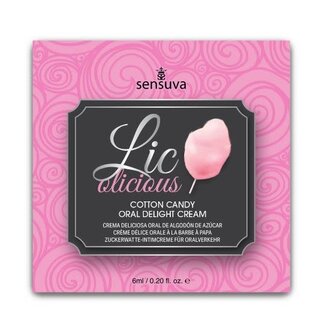SENSUVA LIC O LICOUS ORAL DELIGHT CREAM VARIOUS FLAVORS FOILS