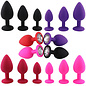 "O" HEAVENS "O" HEAVENS JEWELED PLUGS SILICONE