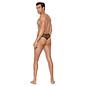 ELEGANT MOMENTS MENS THONG NET BLACK LARGE/EXTRA LARGE