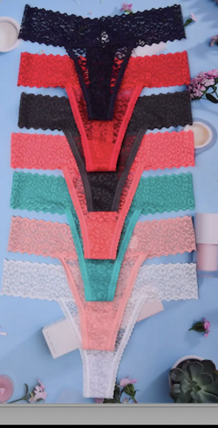 "O" HEAVENS SEXY LACE THONGS