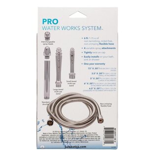 CALIFORNIA EXOTICS CALEX PRO WORKS DOUCHE SYSTEM SILVE